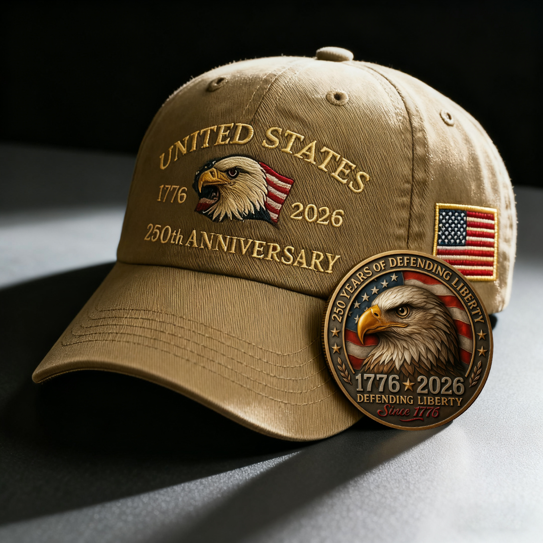 Last Day Only $19.99America 250th Anniversary Hat Free Symbolizes Honor Gift