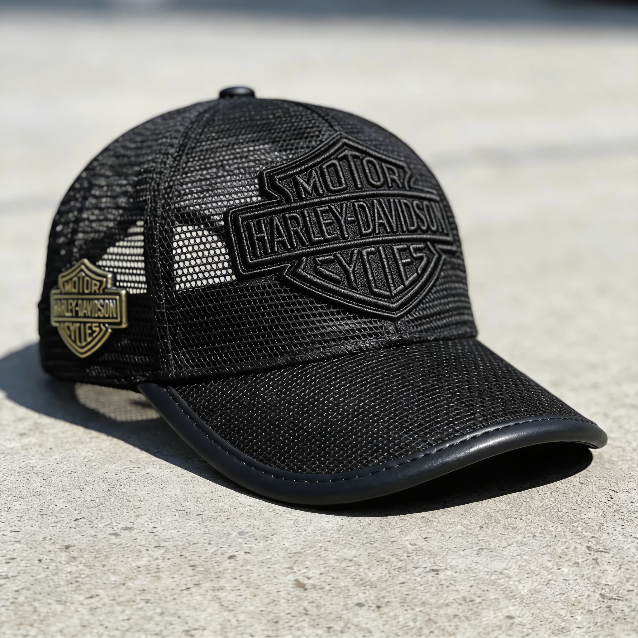 Biker Style Baseball Cap