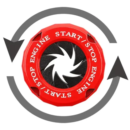 Naruto Style Car Engine Start Button Cover for Vehicles & Motorcycles Full Alloy Protective Design Enhanced Interior Style Sporty Touch