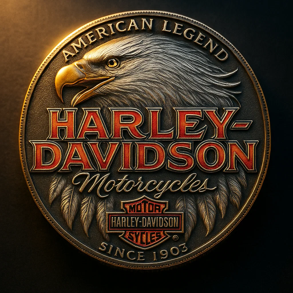 🏆Flash Sale 60% OFF - 🦅 “Harley-Davidson Freedom” Commemorative Coin