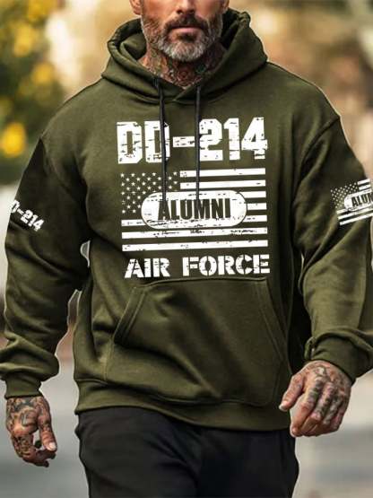 Men's DD-214 Alumni Print Hoodie