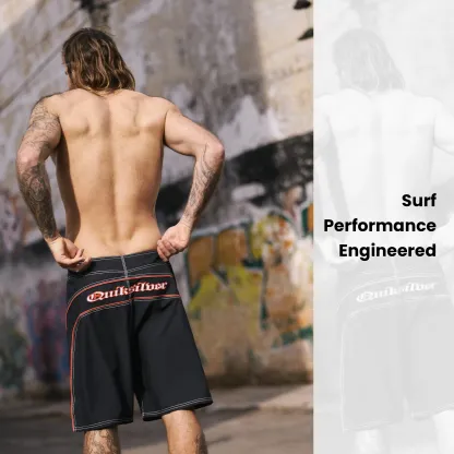 Quiksilver | Mercury Gravity 21" Boardshorts | SURFSILK Stretch | Fixed Waist & Contrast Side Panels | Embroidered Logo