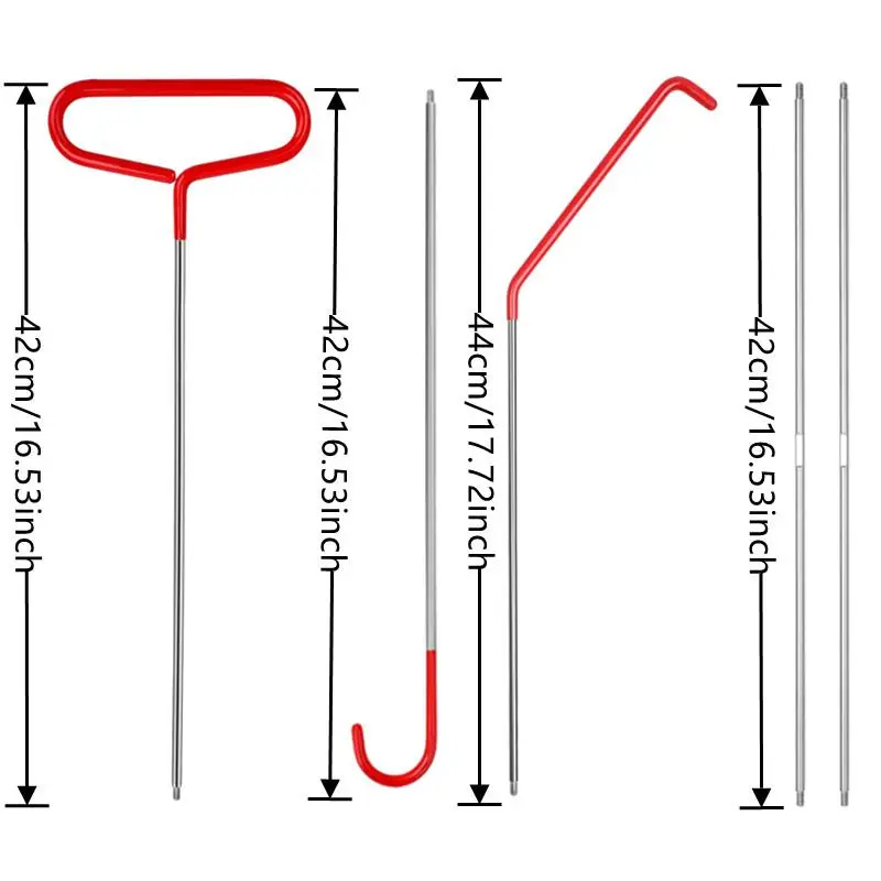 Portable Car Repair Tool Kit for Doors and Tires, Emergency Fastener Remover Air Wedge Pump with Storage Bag, Tire Repair Tools for Cars and Trucks