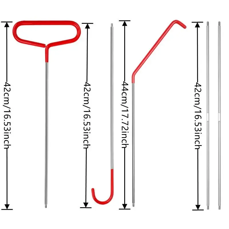 Portable Car Repair Tool Kit for Doors and Tires, Emergency Fastener Remover Air Wedge Pump with Storage Bag, Tire Repair Tools for Cars and Trucks