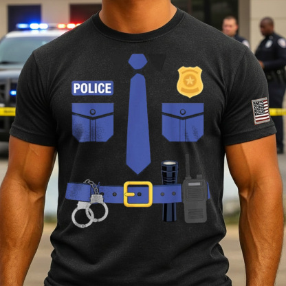 Police Officer Uniform Costume Halloween