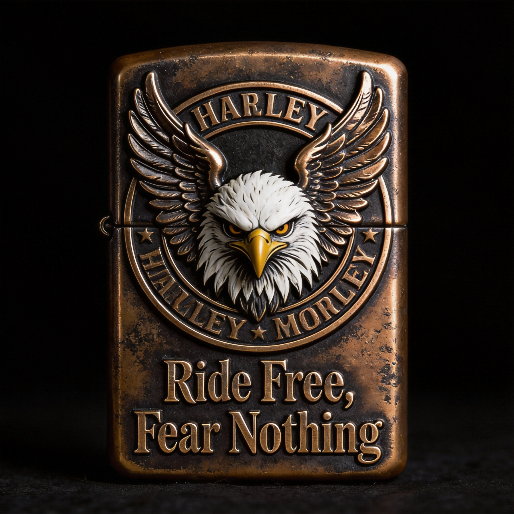 Majestic Liberty: "Ride Free" American Eagle Lighter