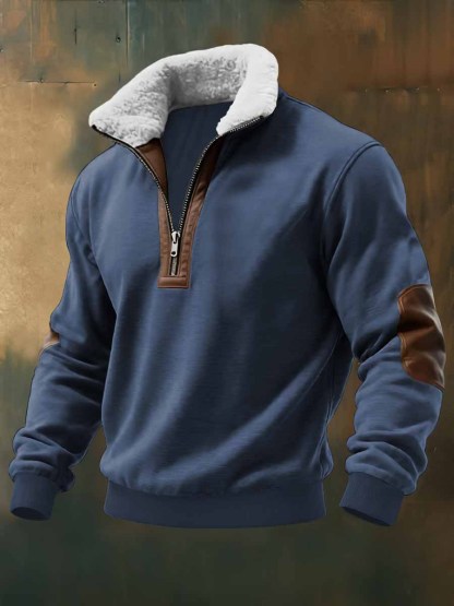 Men'S Fleece-Lined Sweatshirt