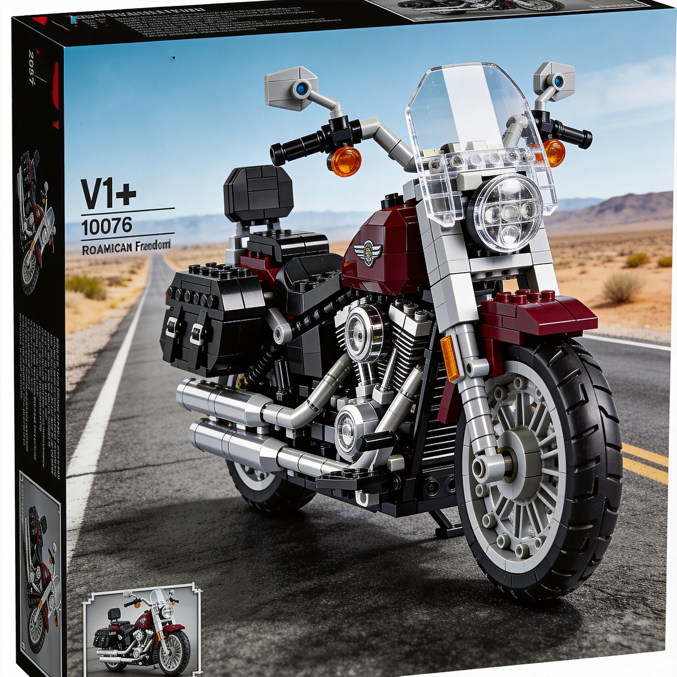   Harley-Davidson motorcycle building blocks