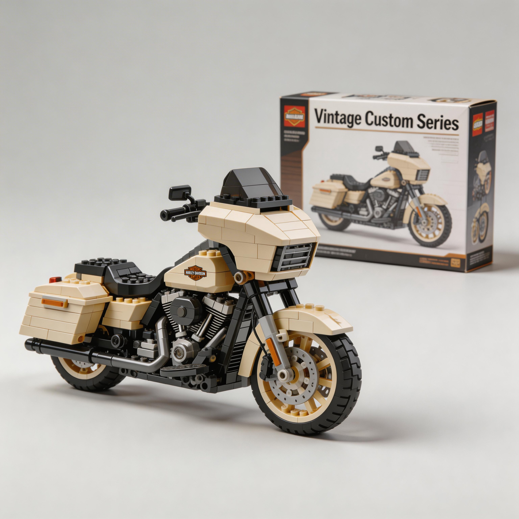 Harley-Davidson motorcycle building blocks
