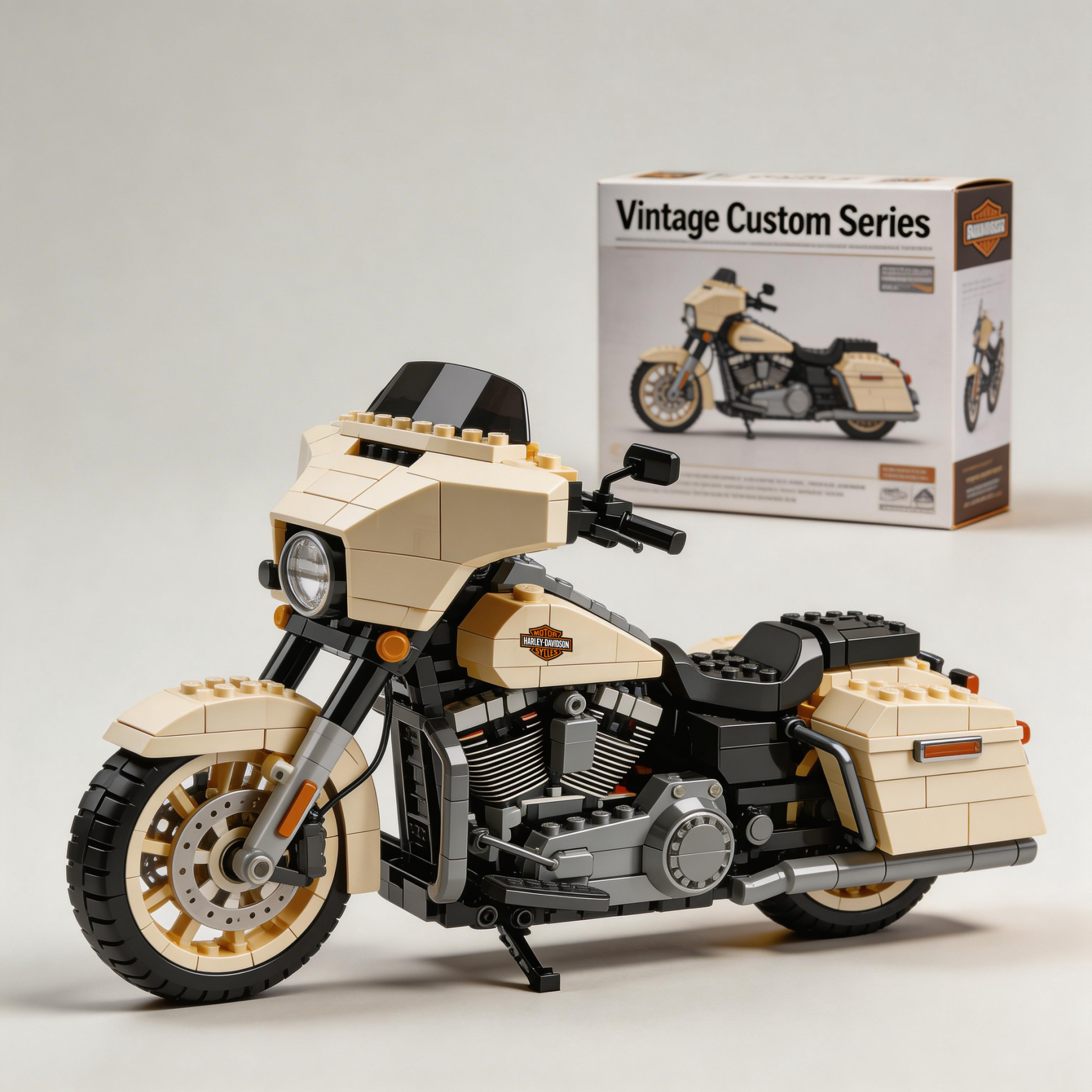 Harley-Davidson motorcycle building blocks