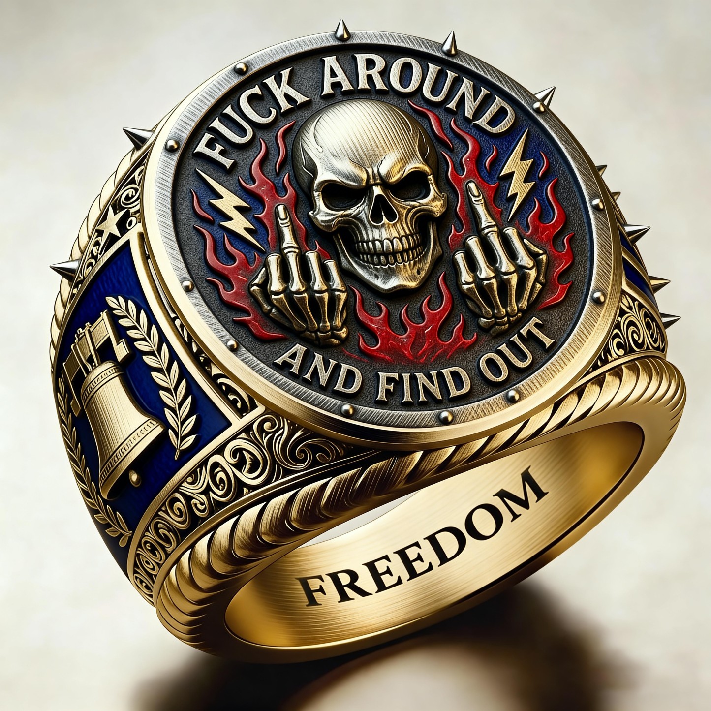 Rugged Biker Ring