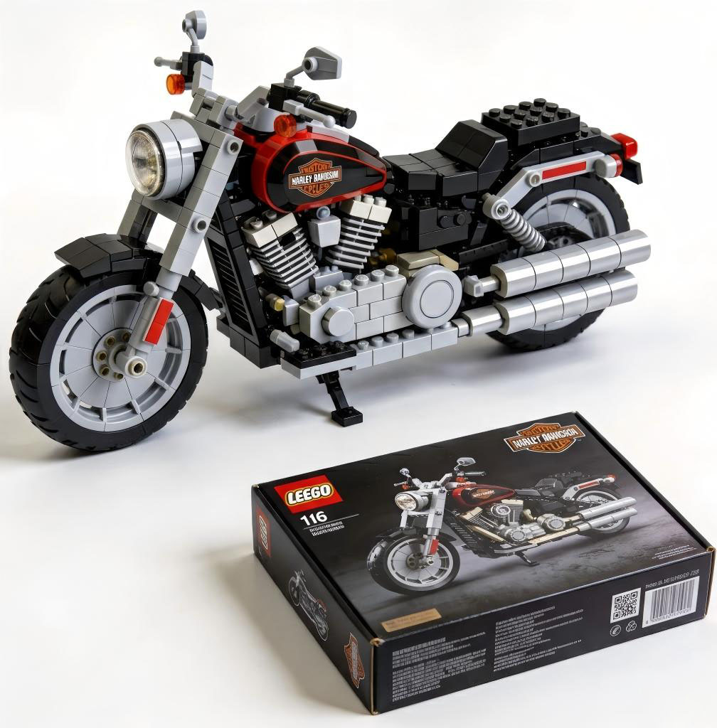 Harley-Davidson motorcycle building blocks