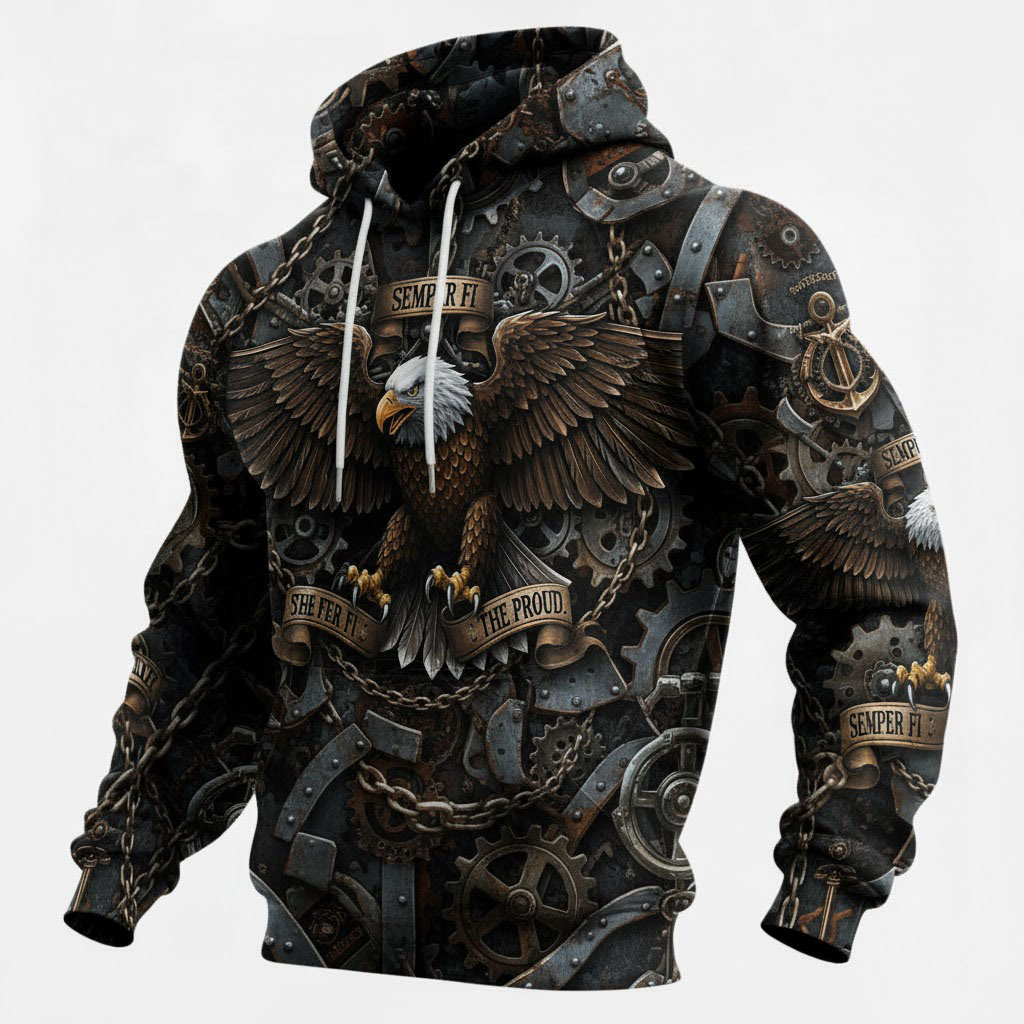 Wings of Honor – Metal Gear Eagle Hoodie