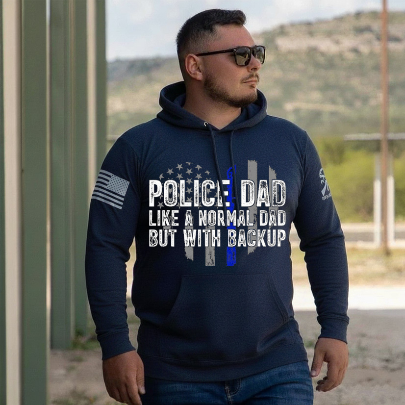 Thin Blue Line Police Dad Police