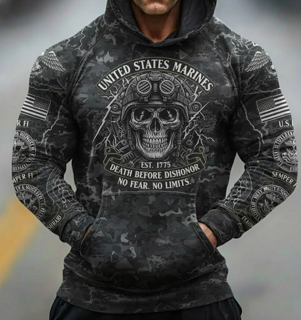 USMC “World’s Largest Brotherhood” Suede Jacket – Eagle, Globe & Ancho