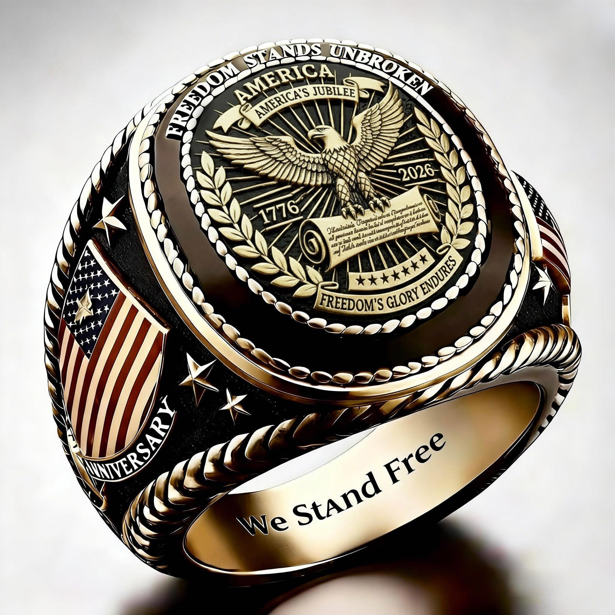 1776-2026 America Jubilee Ring