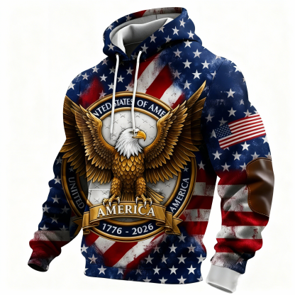 [Copy]United States 250th Anniversary Eagle Leather Jacket