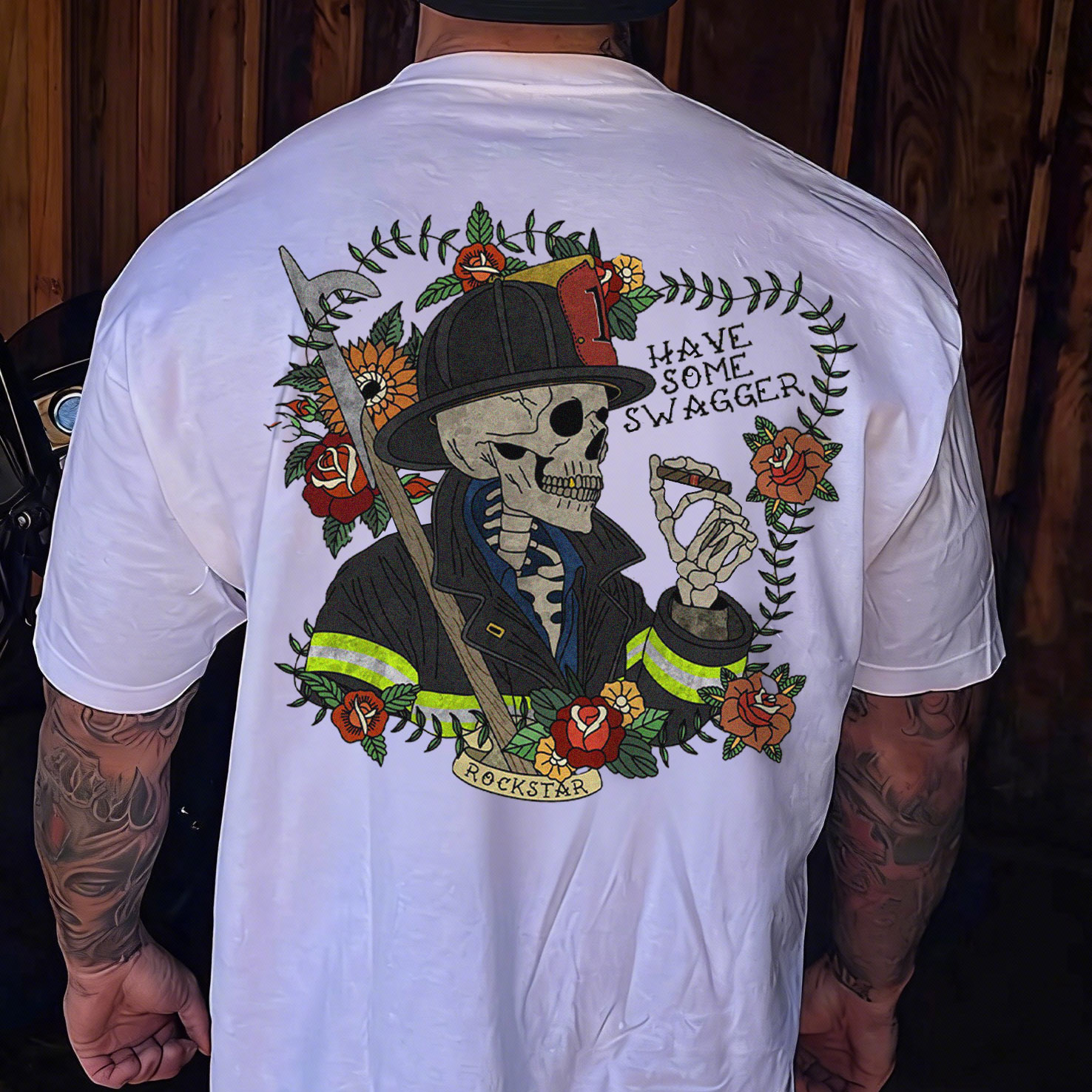 Firefighter Themed Edgy Tee