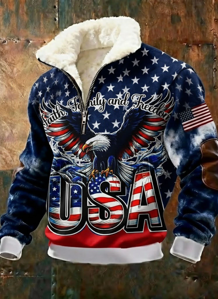 Vintage USA 250 Sherpa Pullover