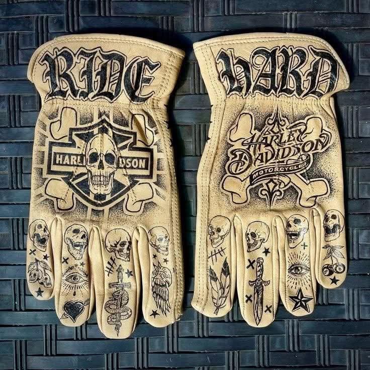 Vintage-Inspired Leather Work Gloves