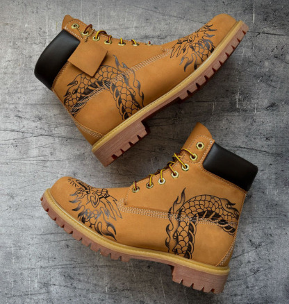 Vintage American Biker Boots