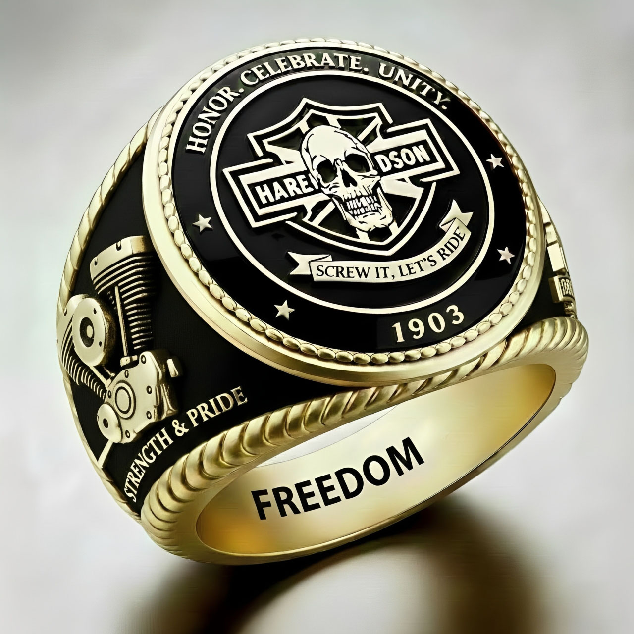Rugged Biker Ring