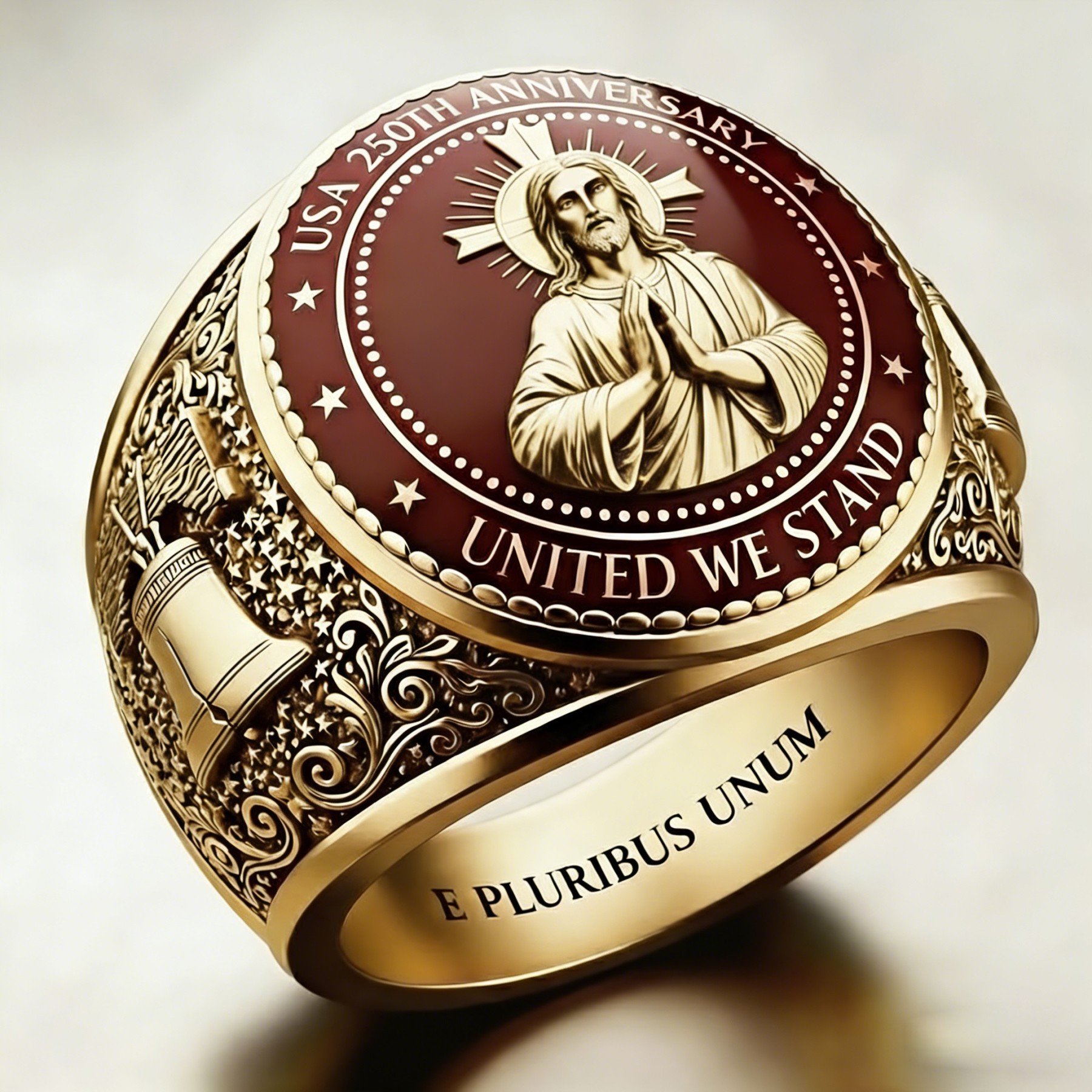1776-2026 America Jubilee Ring