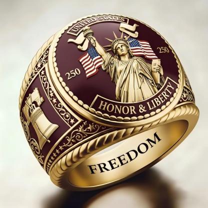 1776-2026 America Jubilee Ring
