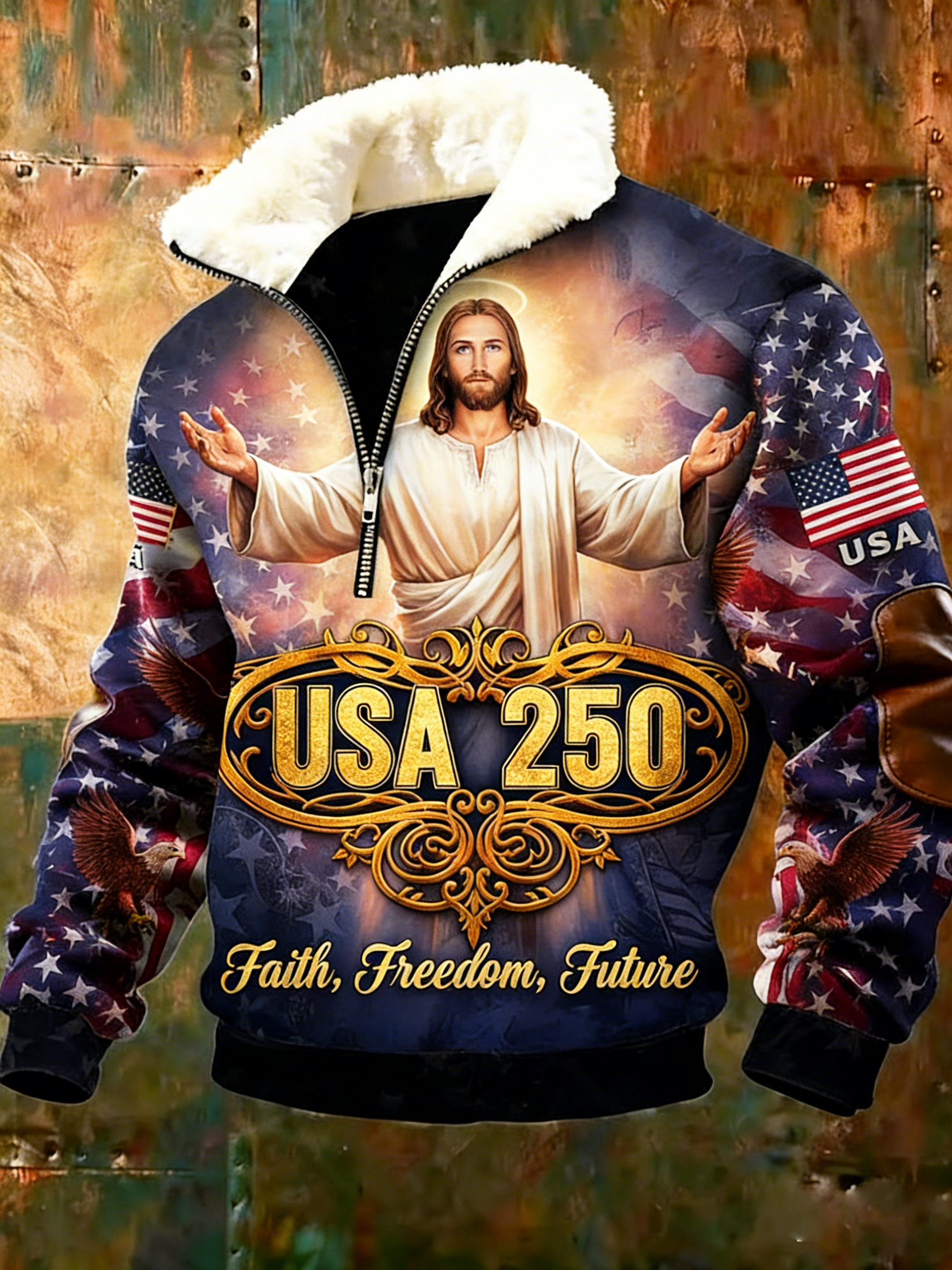 Vintage USA 250 Sherpa Pullover