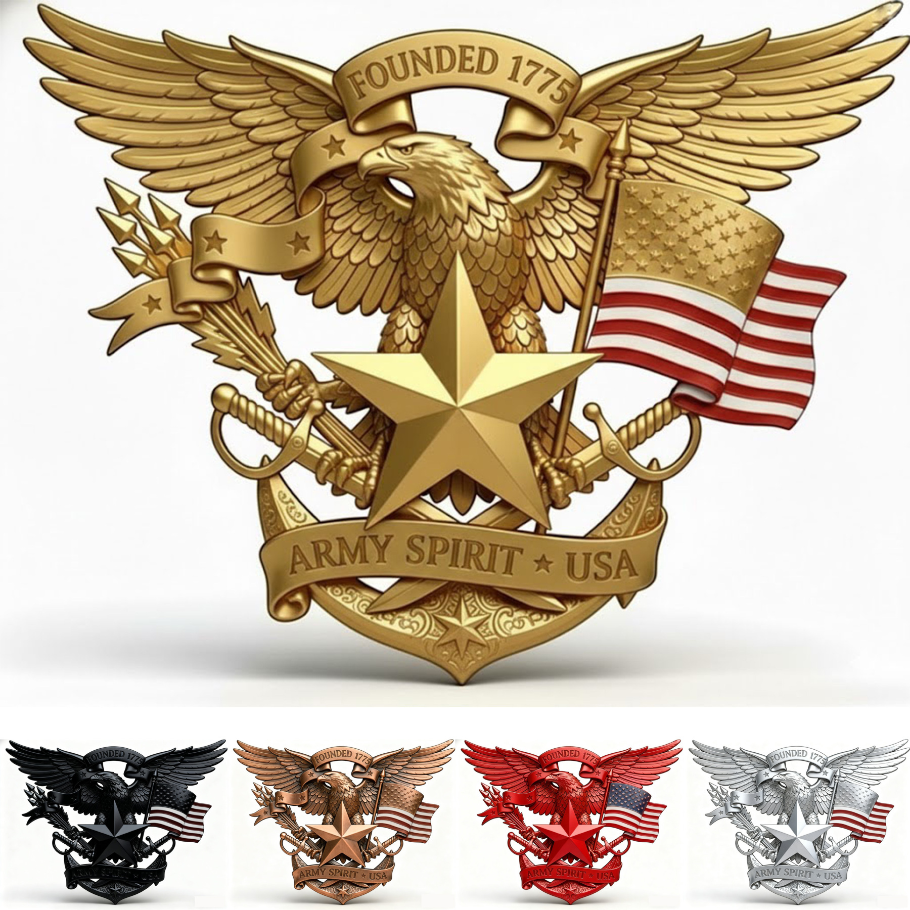 U.S. Army Spirit Car Decal