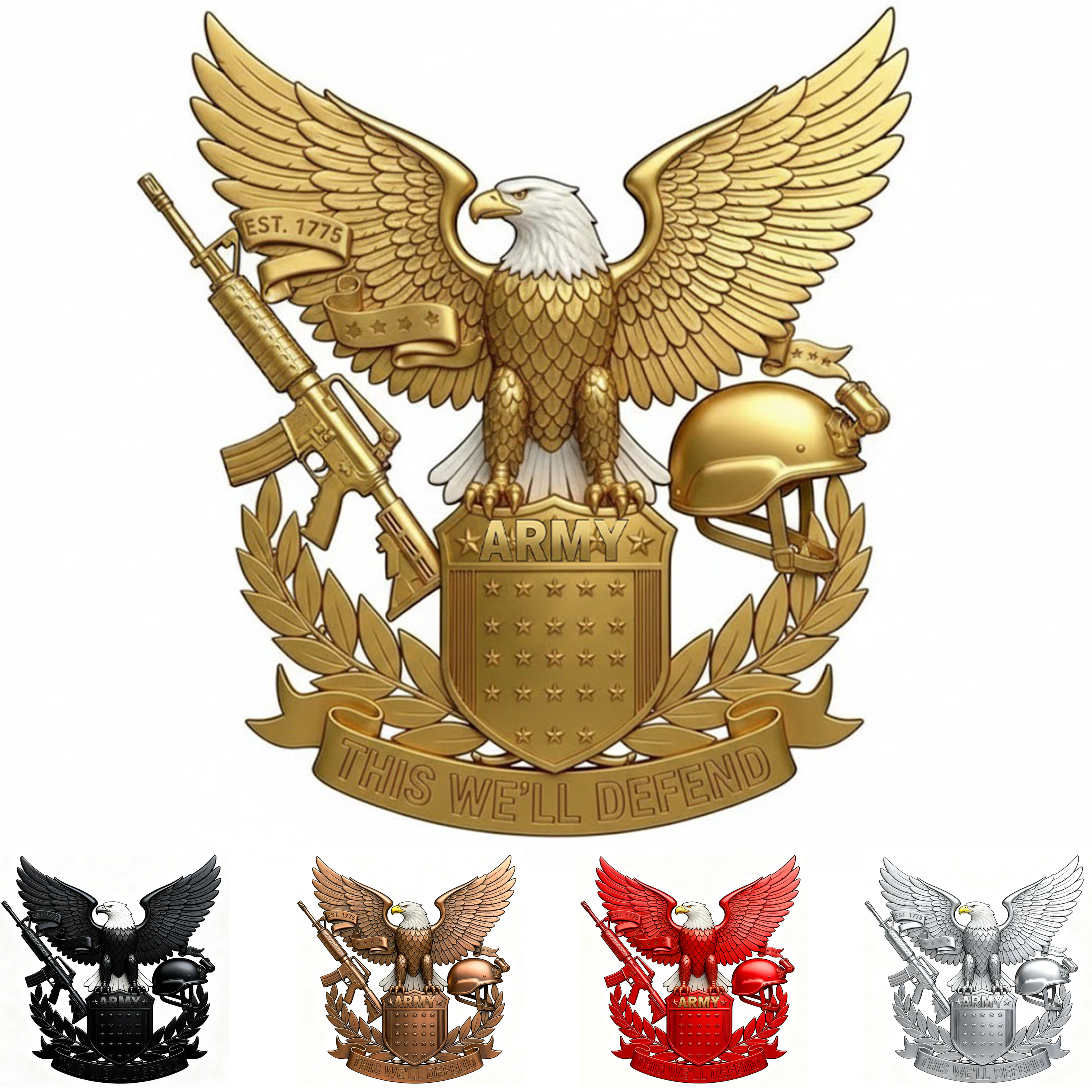 U.S. Army Spirit Car Decal