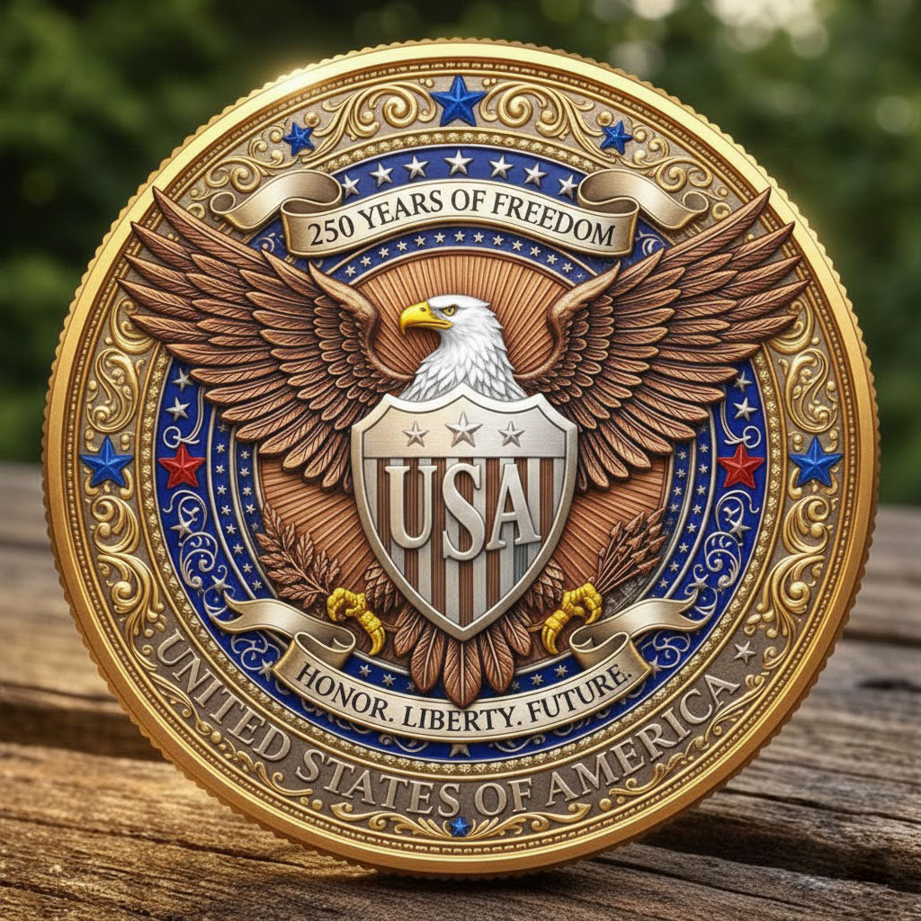 Flash Sale 60% OFF - U.S 250th Anniversary Commemorative Coin