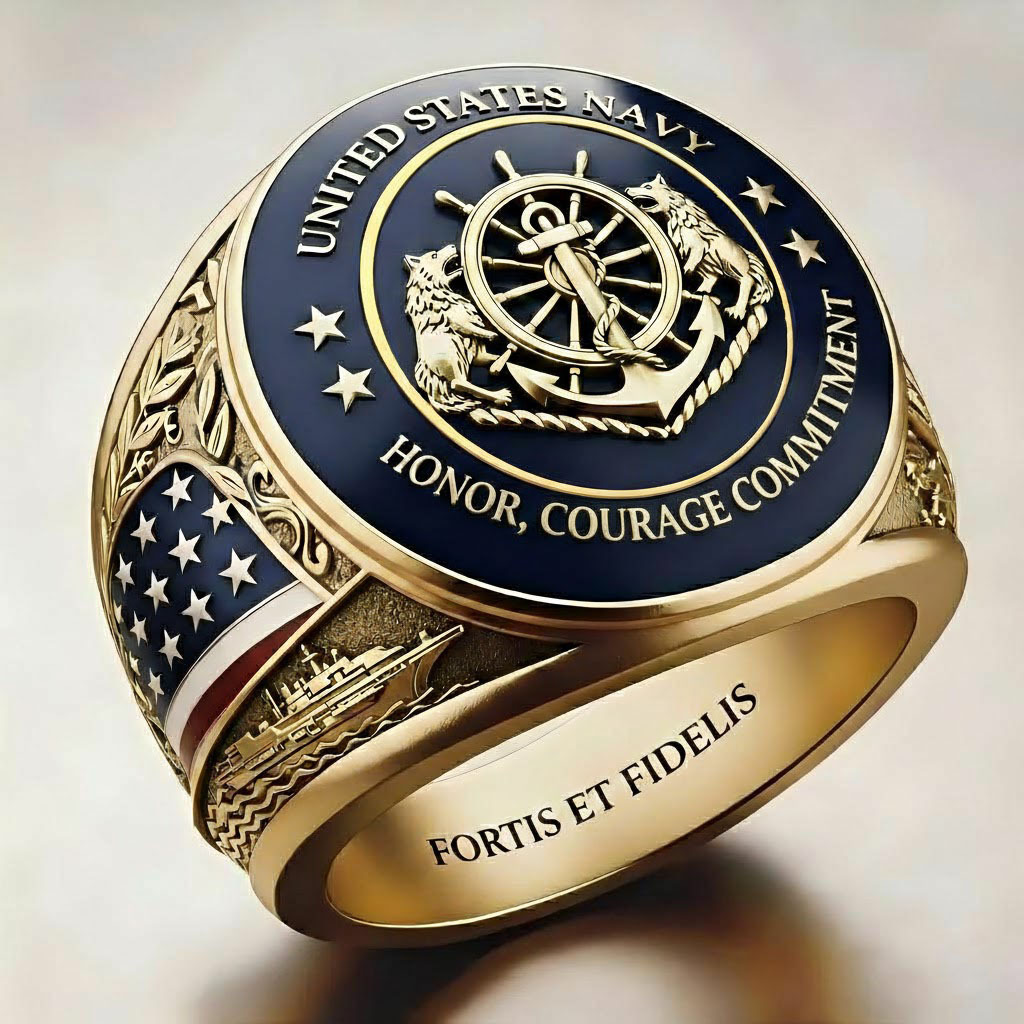 U.S. Navy Collectible Ring for Veterans
