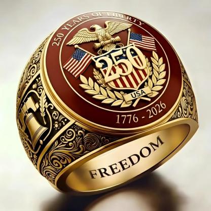 1776-2026 America Jubilee Ring