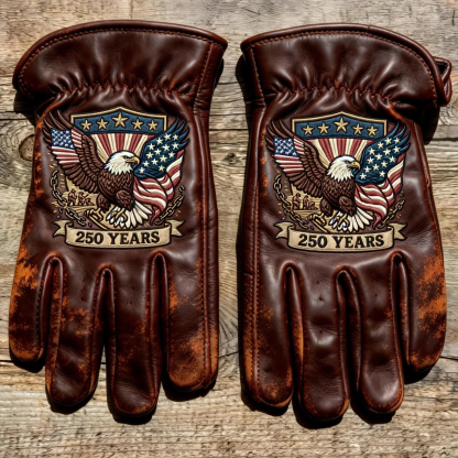 Patriotic USA 250th Commemorative Gloves for Work & Riding
