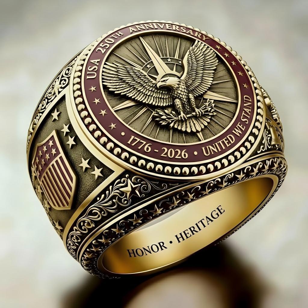 1776-2026 America Jubilee Ring