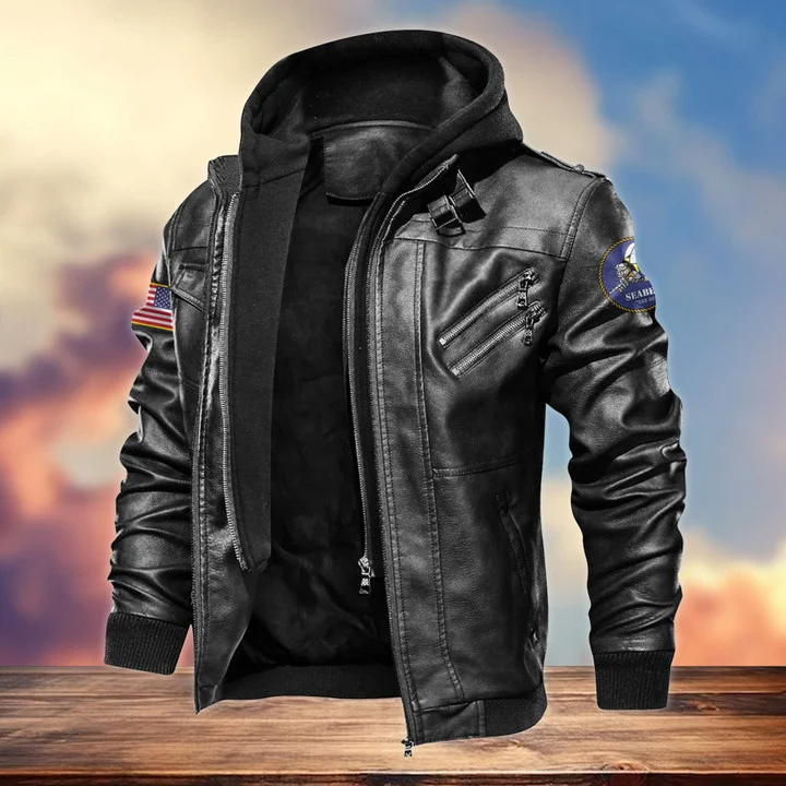 Biker Style Men's Retro Patterns Jacket