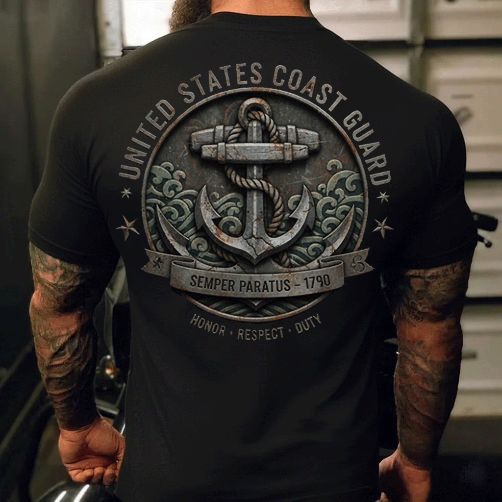 Guardians of the Sea: USCG Veteran T-Shirt