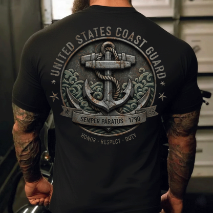 Guardians of the Sea: USCG Veteran T-Shirt