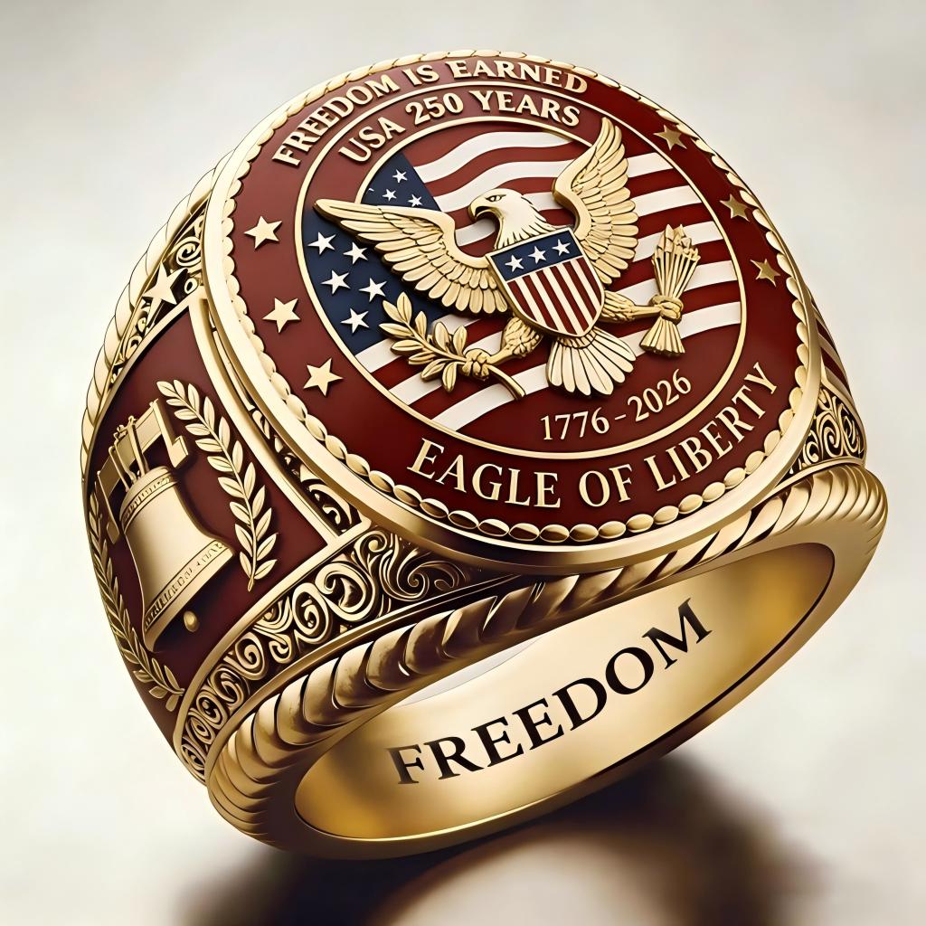 1776-2026 America Jubilee Ring