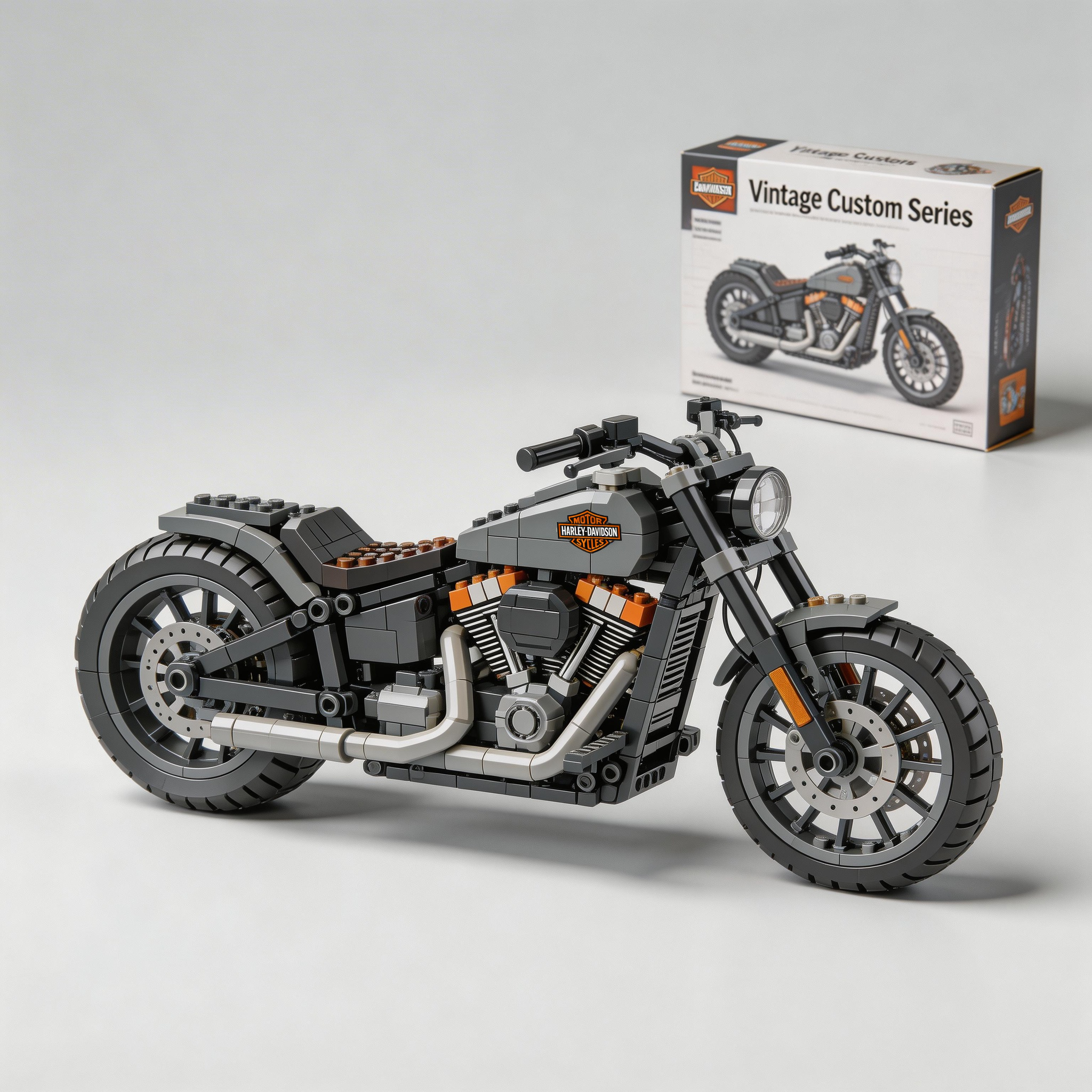 Harley-Davidson motorcycle building blocks