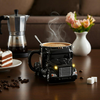Truck Coffee Mug | A Unique Gift for Truck & Motorcycle Lovers