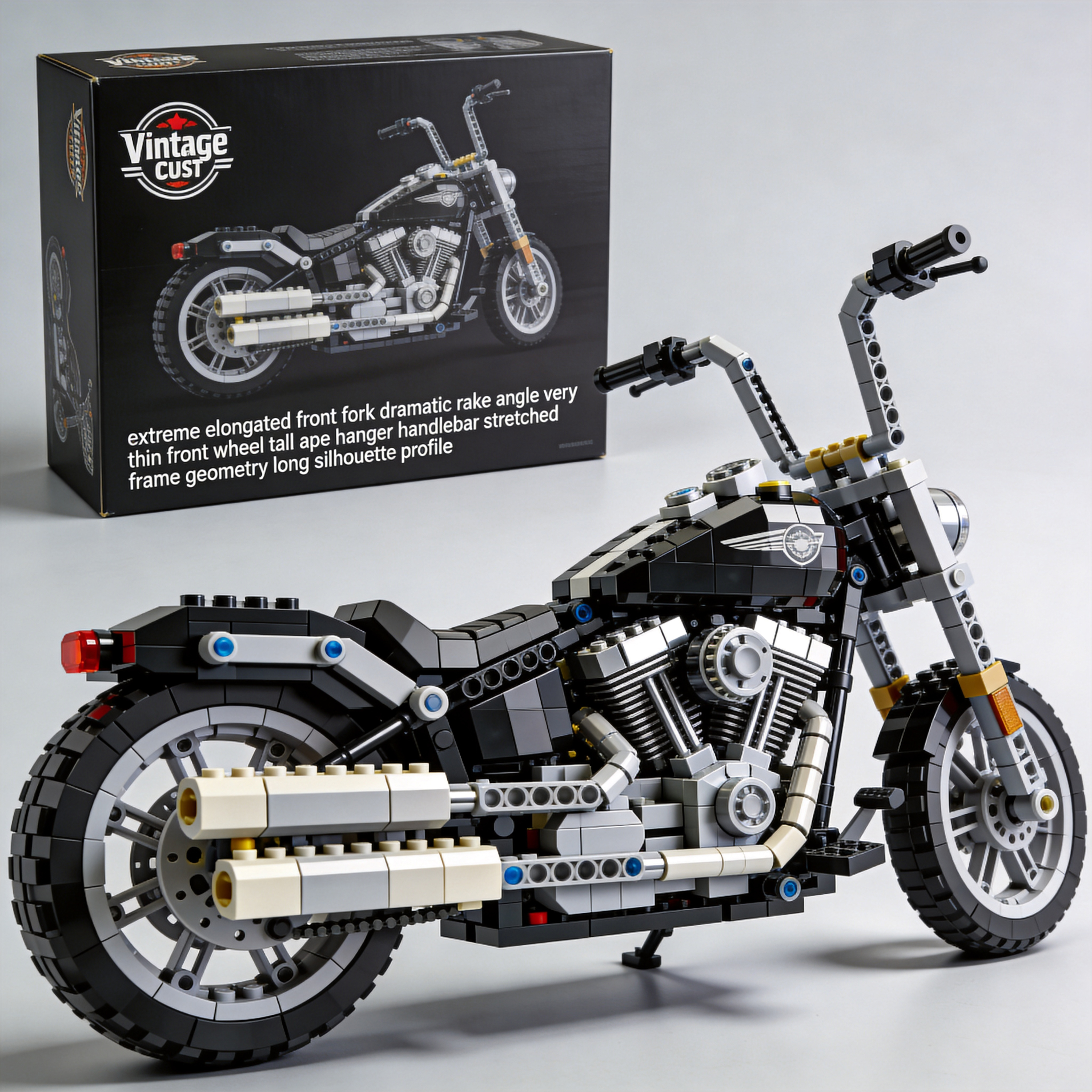 Harley-Davidson motorcycle building blocks