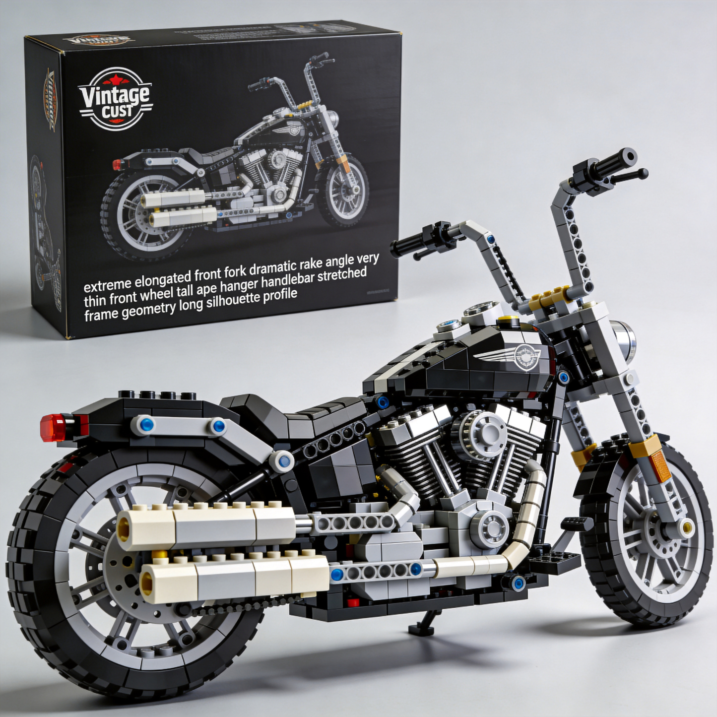 Harley-Davidson motorcycle building blocks