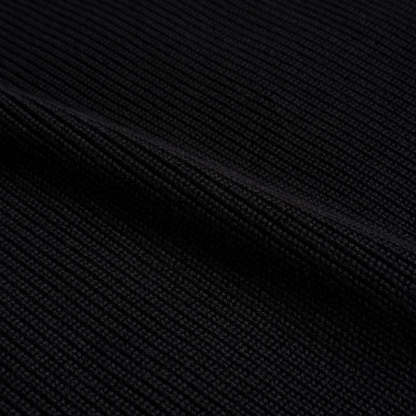 Ribbed Crewneck | Black