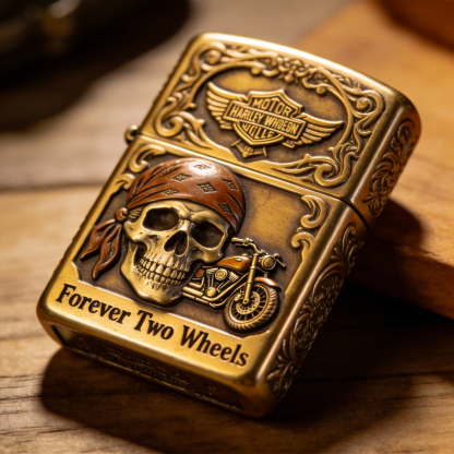 Forever Two Wheels: Bandana Skull & Iron Horse