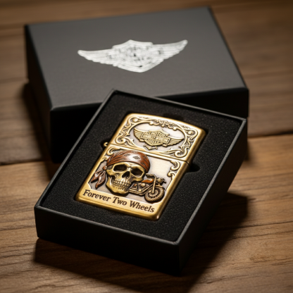 Forever Two Wheels: Bandana Skull & Iron Horse