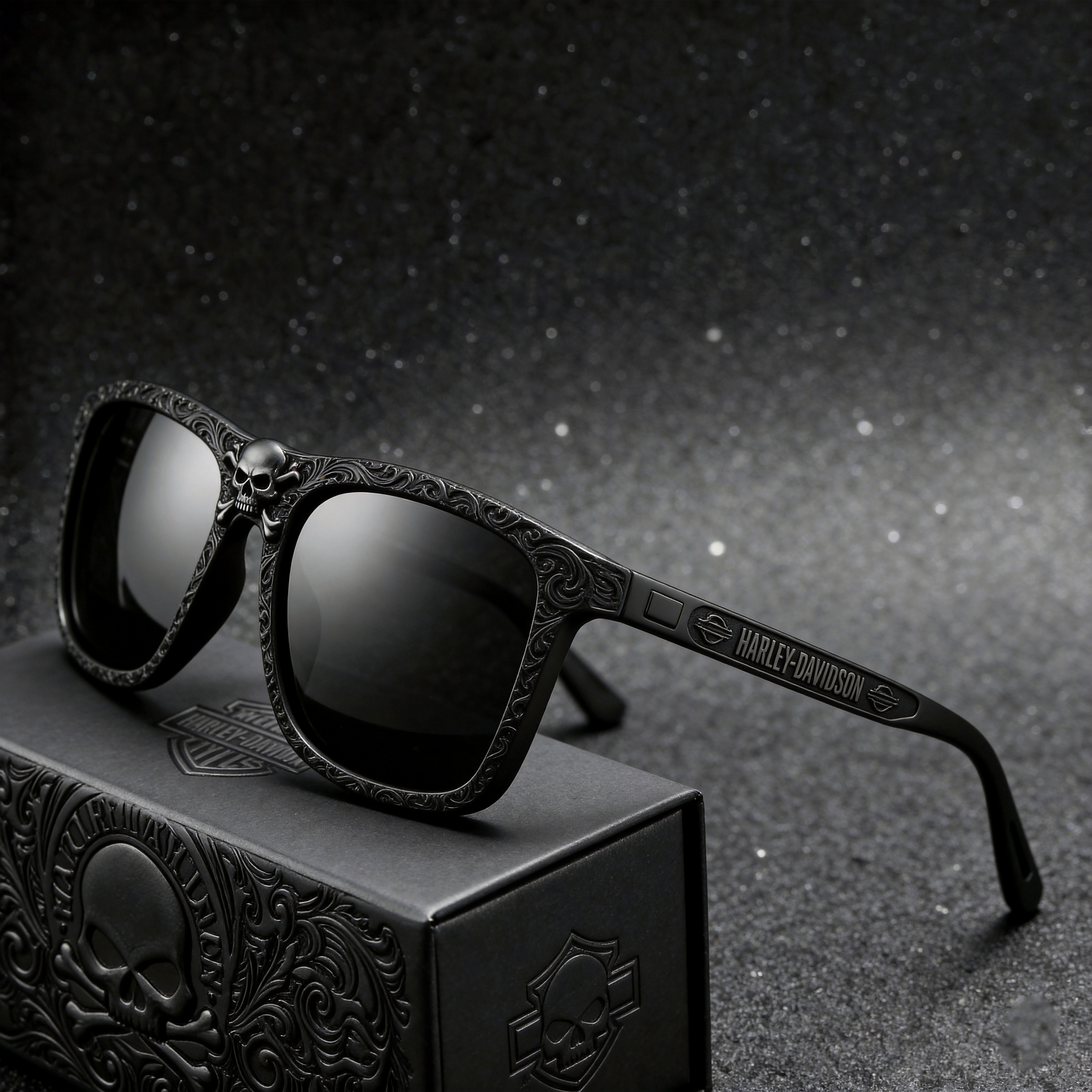 Vintage Biker Metal Frame Polarized Riding Sunglasses