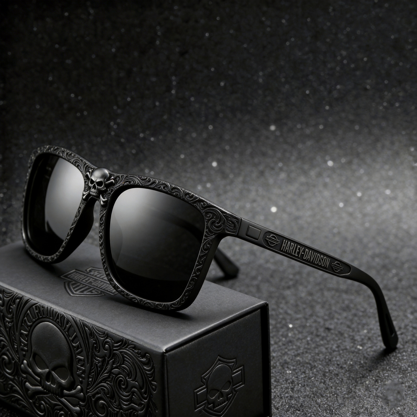 Vintage Biker Metal Frame Polarized Riding Sunglasses