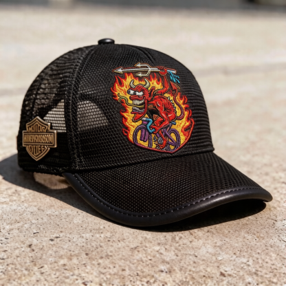 Biker Style Baseball Cap